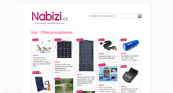 Desktop Screenshot of nabizi.cz