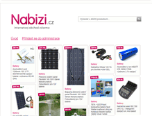 Tablet Screenshot of nabizi.cz